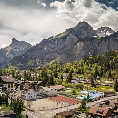Lovely & Great Equipped Wooden Alp Flat Kandersteg