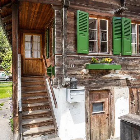 Lovely & Great Equipped Wooden Alp Flat Kandersteg