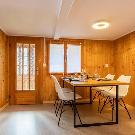 Lovely & Great Equipped Wooden Alp Flat Lägenhet *