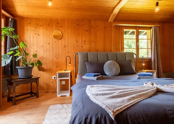 Apartamento Lovely & Great Equipped Wooden Alp Flat Kandersteg