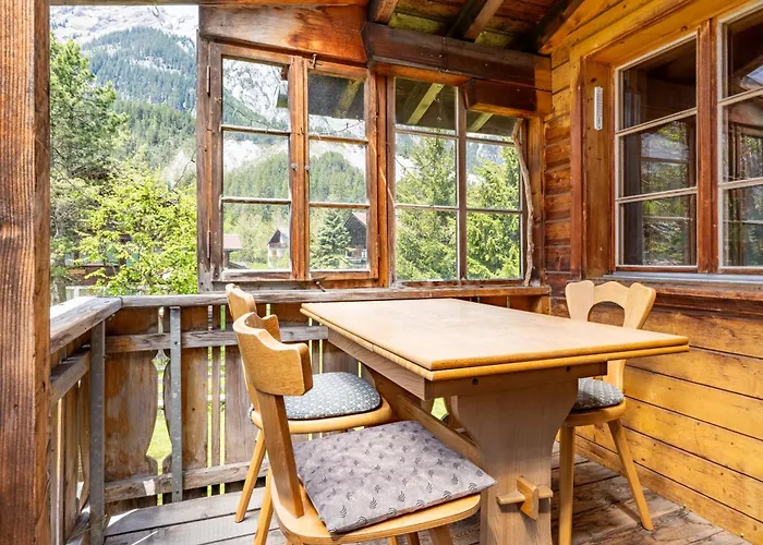 Lovely & Great Equipped Wooden Alp Flat * Kandersteg