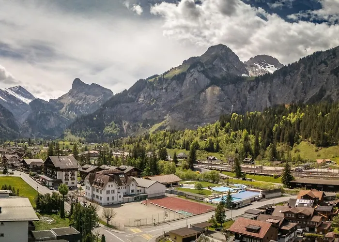 Lovely & Great Equipped Wooden Alp Flat Kandersteg