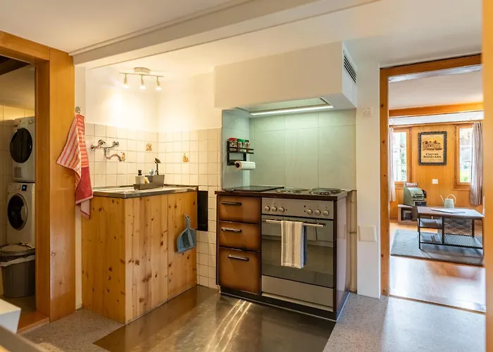 Lovely & Great Equipped Wooden Alp Flat Apartamento